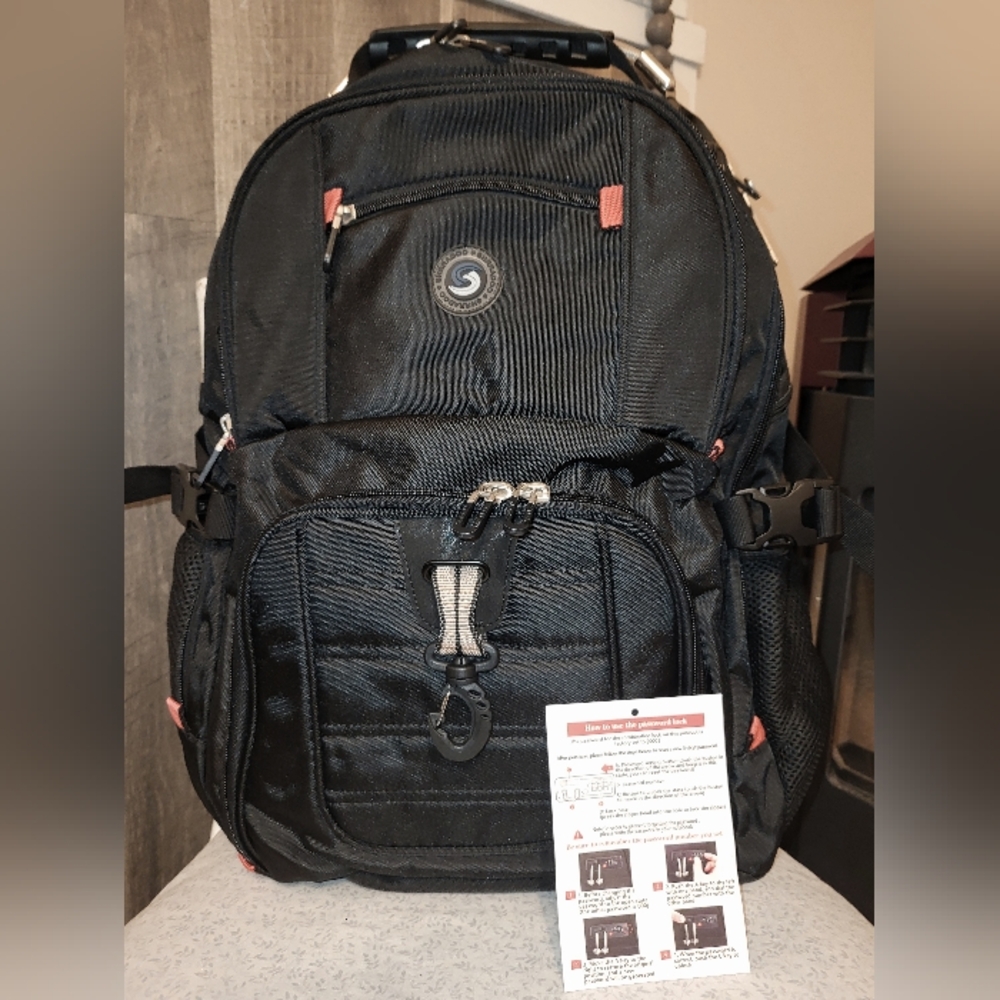 Shrradoo Extra Large 50L Travel Laptop Backpack With USB Charging Port